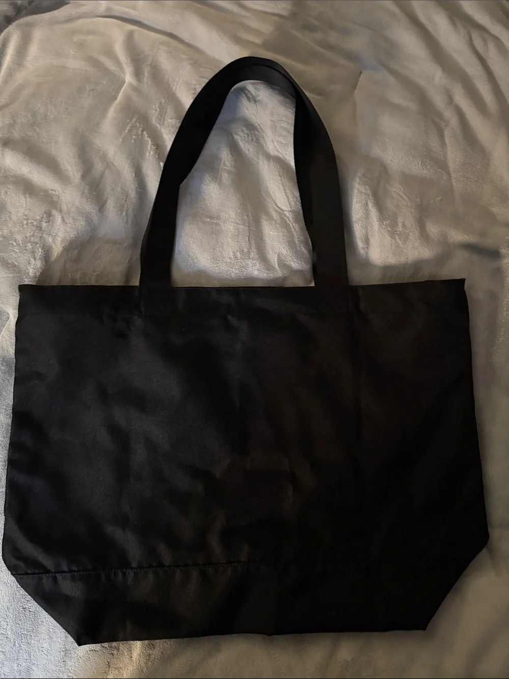 Victoria’s Secret PINK LOVE PINK Tote Bag Black Plaid Logo - Picture 6 of 7